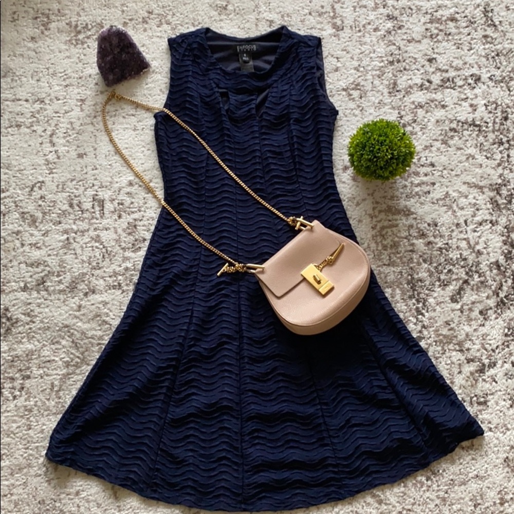 Navy blue dress